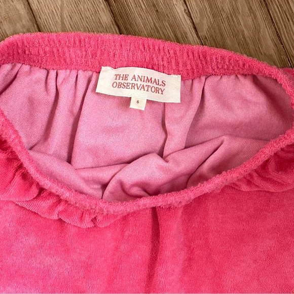 NWOT The Animals Observatory Terry Cloth Skirt - Picture 3 of 7